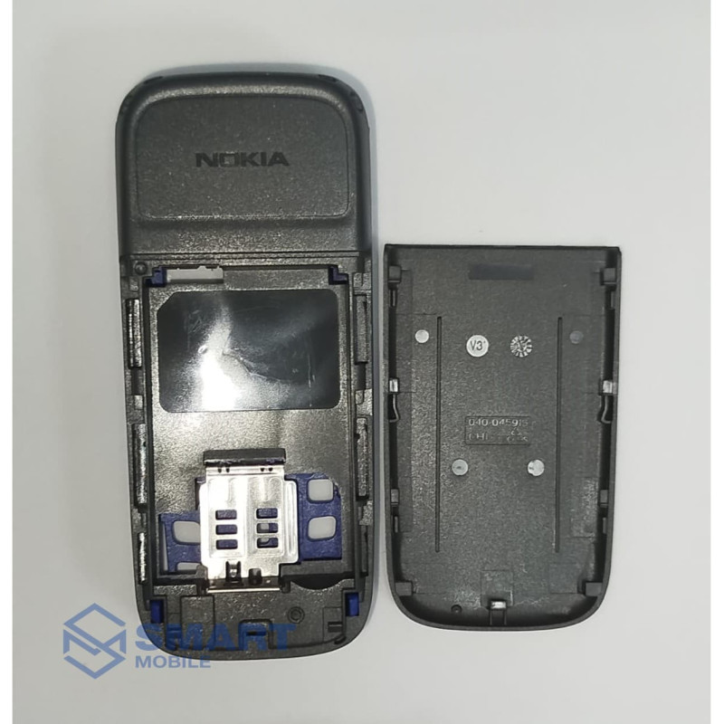 Корпус для Nokia 1200/1208 + средняя часть (синий) (без клавиатуры)
