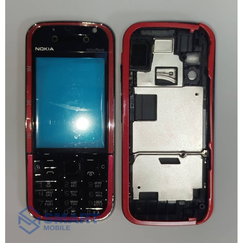 Корпус для Nokia 5730 (красный) High Copy