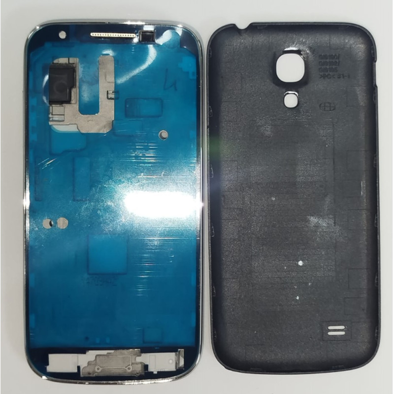 Корпус для Samsung Galaxy i9190 S4 Mini + средняя часть (черный)