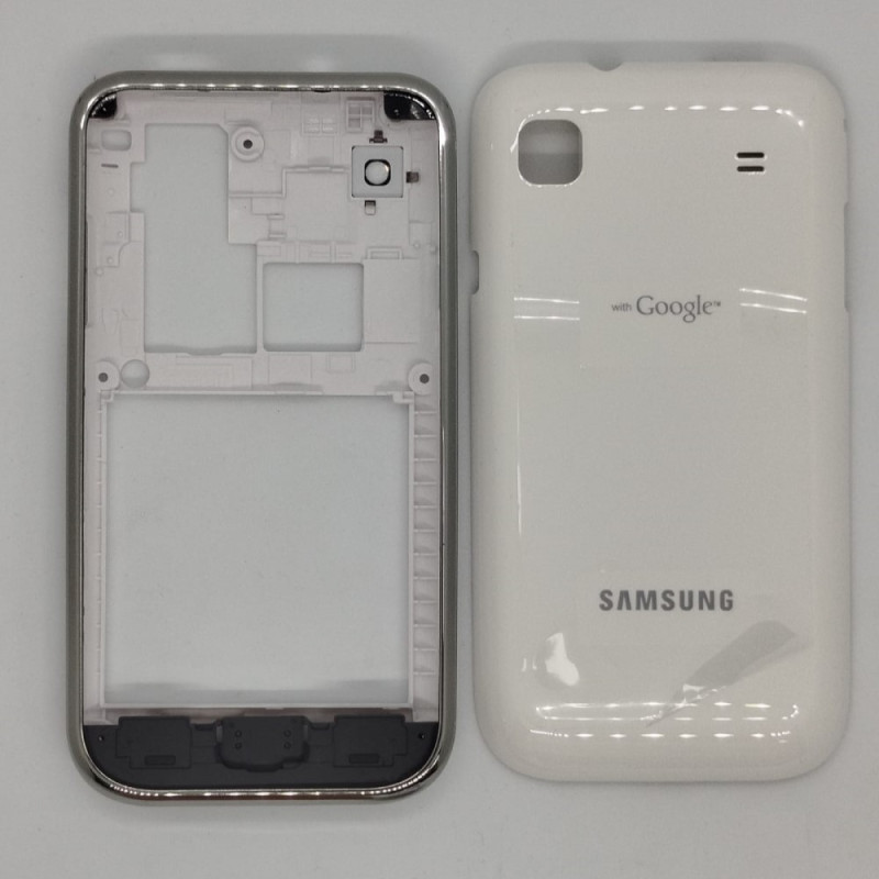 Корпус для Samsung Galaxy i9000 S + средняя часть (белый)