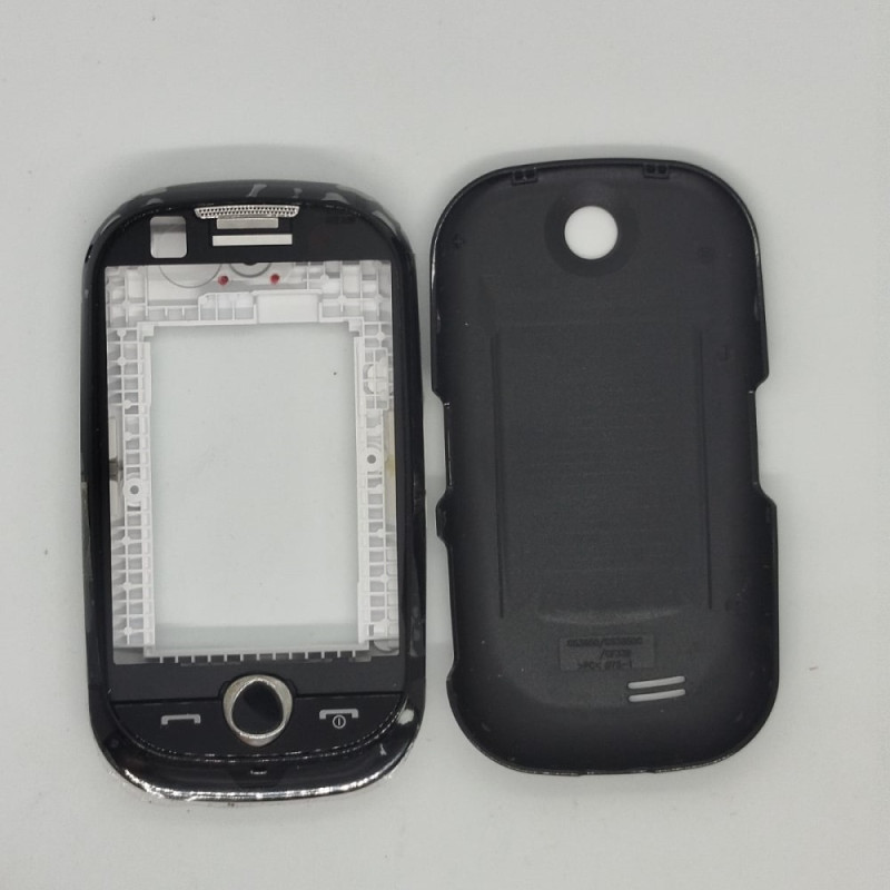 Корпус для Samsung S3650 + средняя часть (черный) High Copy