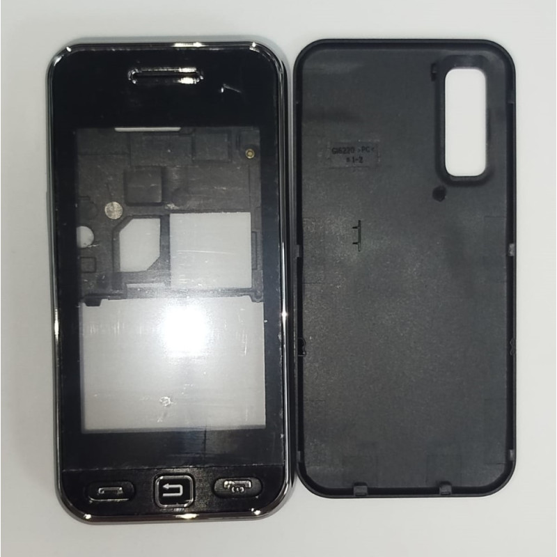 Корпус для Samsung S5233 TV + средняя часть (черный)