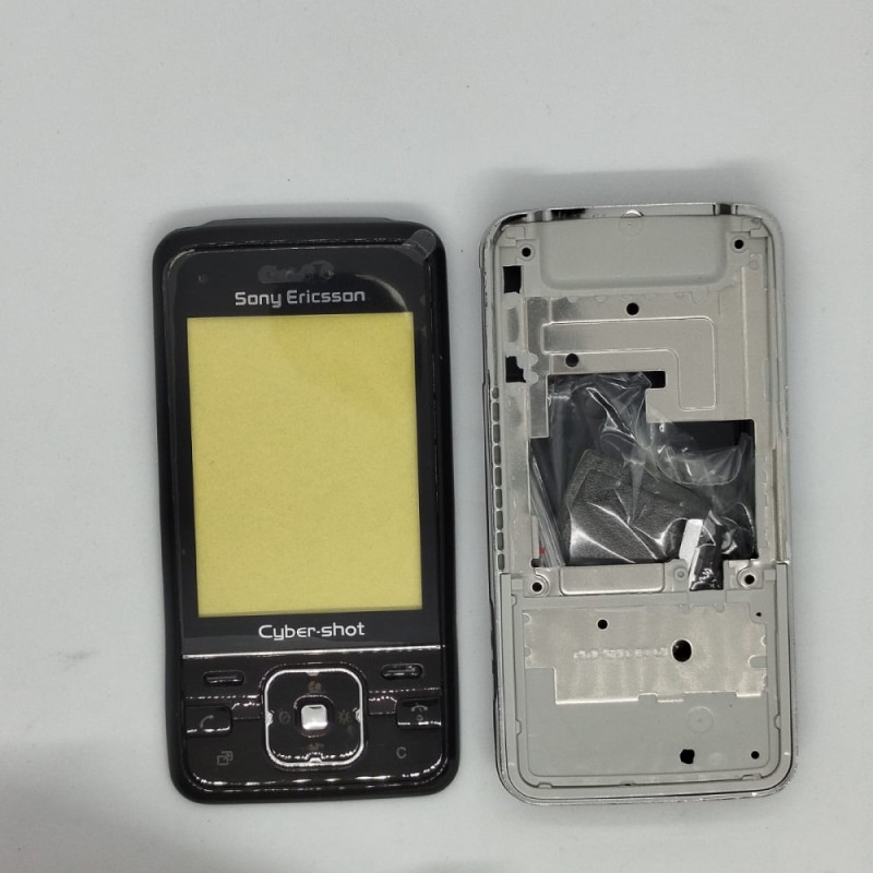 Корпус для Sony Ericsson C903 + средняя часть + клавиатура (англ.) (черный)