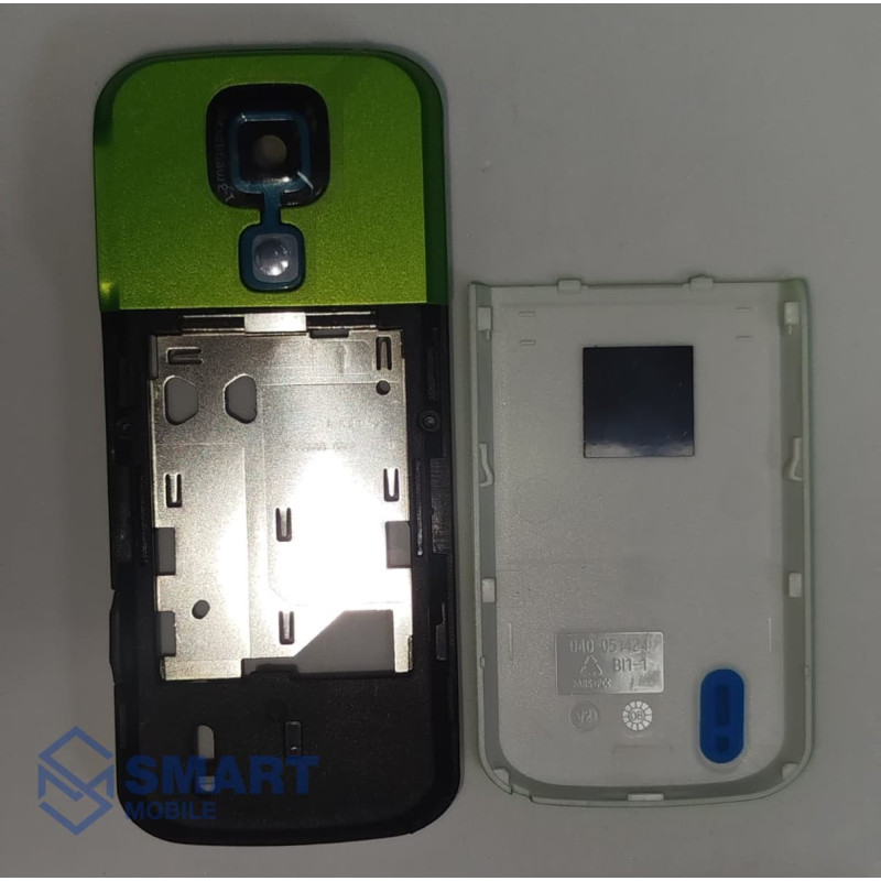 Корпус для Nokia 5000 + средняя часть (белый-зеленый)