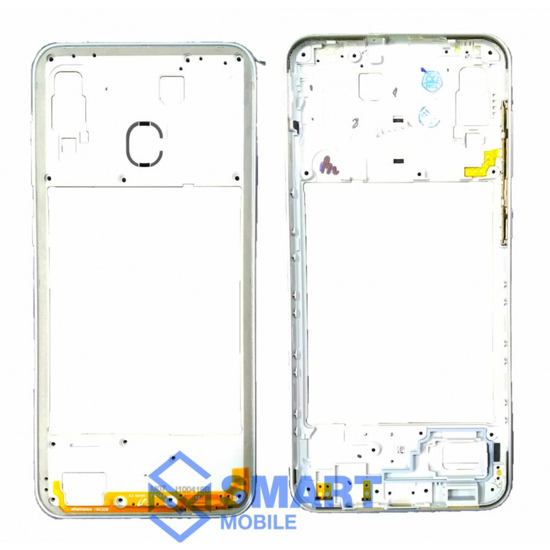 Средняя часть для Samsung Galaxy A305F A30 (серебро)