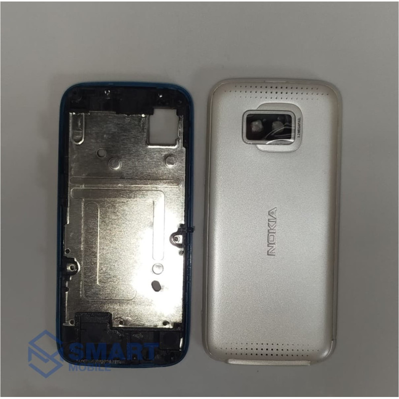 Корпус для Nokia 5530 + средняя часть + стилус (белый)
