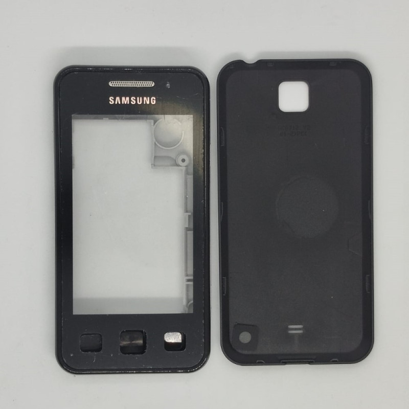 Корпус для Samsung C6712 + средняя часть + клавиатура (черный)