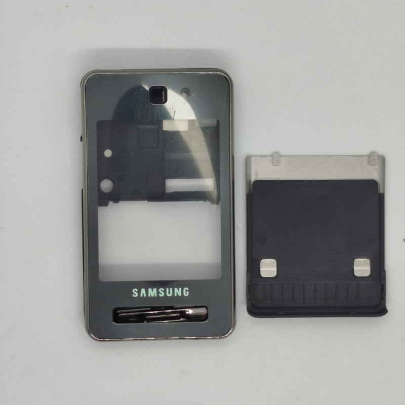 Корпус для Samsung F480 (серый) High Copy