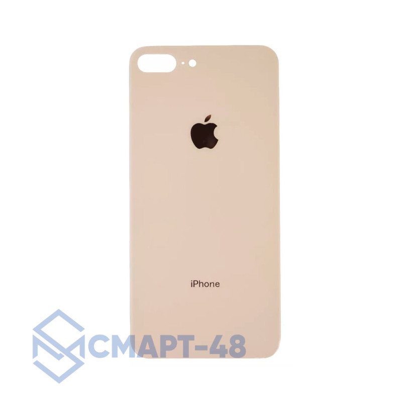 Задняя крышка для iPhone 8 Plus (золото) с широким отверстием
