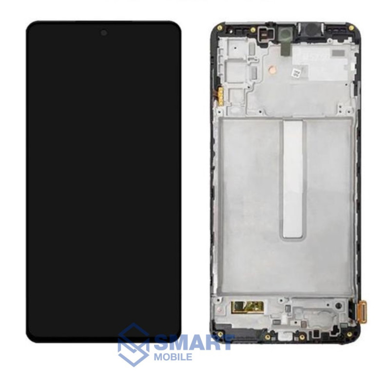 Дисплей для Samsung Galaxy M526F/M526B M52 + тачскрин в рамке (черный) сервисный 100%