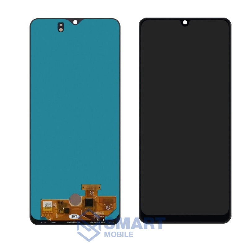 Дисплей для Samsung Galaxy A315F A31 + тачскрин в рамке (черный) (OLED) уменьшенный экран