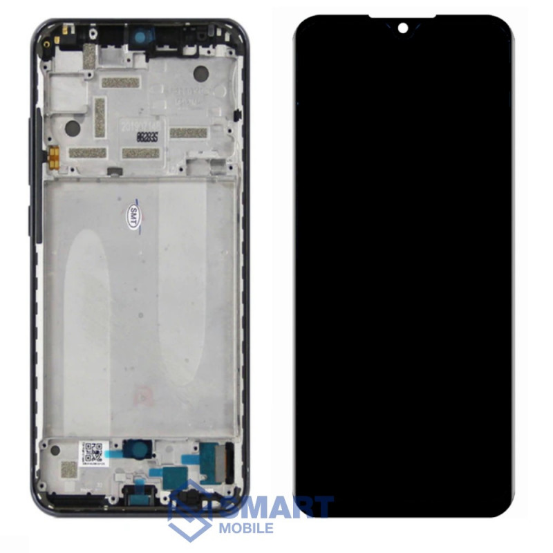 Дисплей для Xiaomi Mi A3/Mi CC9e  + тачскрин в рамке (черный) (100% LCD)