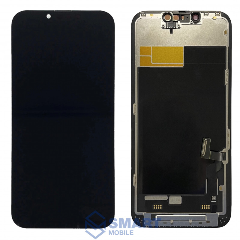 Дисплей для iPhone 13 + тачскрин в рамке (черный) (100% LCD) 