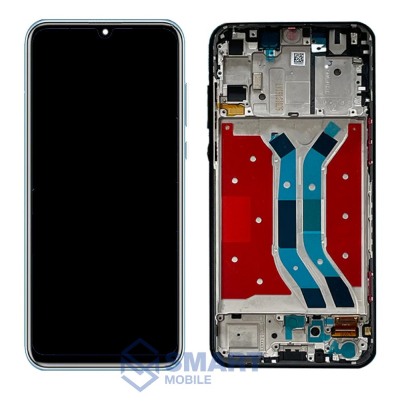 Дисплей для Huawei Honor 30i + тачскрин в рамке (синий) (100% LCD)