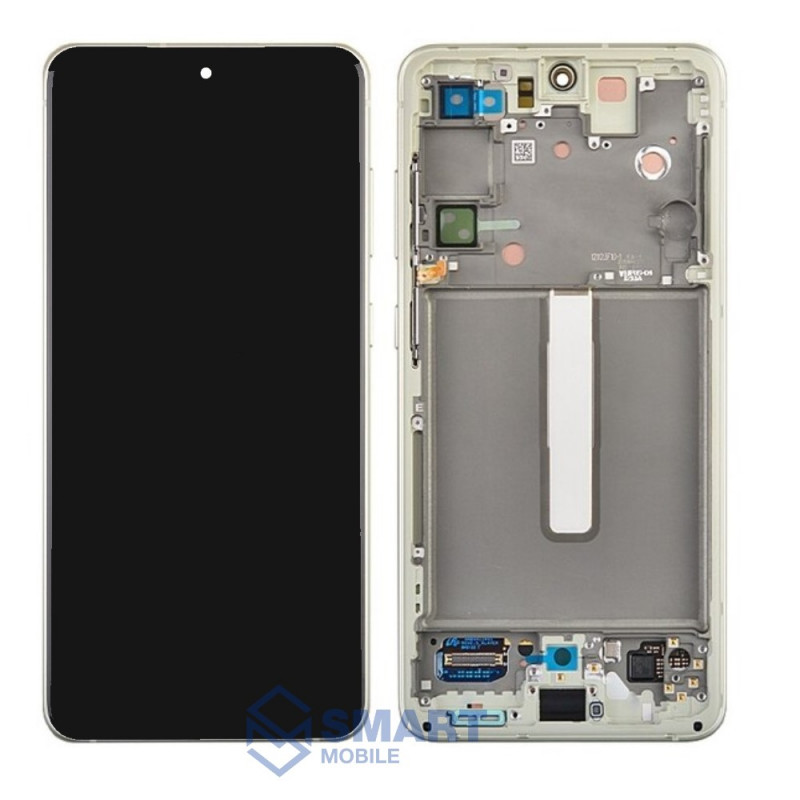 Дисплей для Samsung Galaxy G990F S21 FE + тачскрин в рамке (зеленый) сервисный 100%