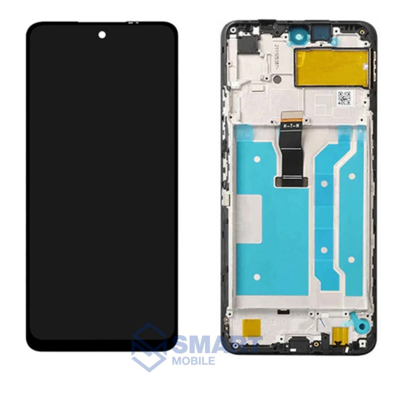 Дисплей для Huawei Honor 10X Lite/P Smart (2021)/Y7a (2020) + тачскрин в рамке (черный) (100% LCD)