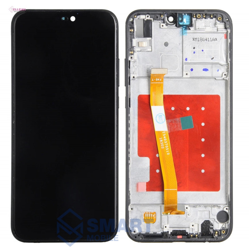 Дисплей для Huawei P20 Lite/Nova 3e + тачскрин в рамке (черный) (100% LCD)