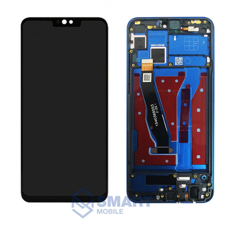 Дисплей для Huawei Honor 8X /9X Lite + тачскрин в рамке (синий) (100% LCD)