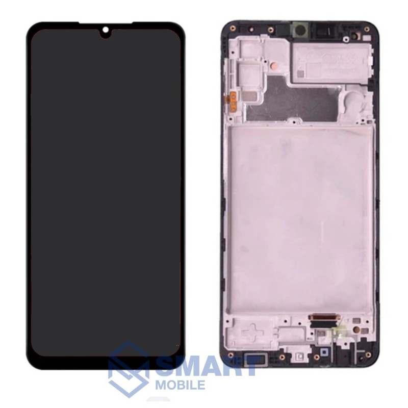 Дисплей для Samsung Galaxy A225F A22 + тачскрин в рамке (черный) (OLED)
