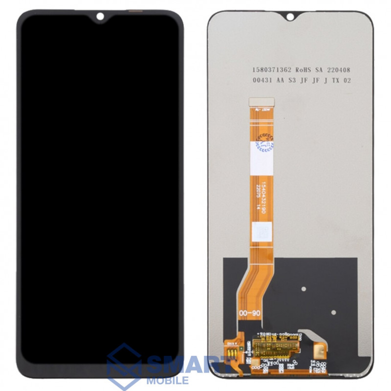 Дисплей для Oppo A57s/A17k + тачскрин (черный) (100% LCD)