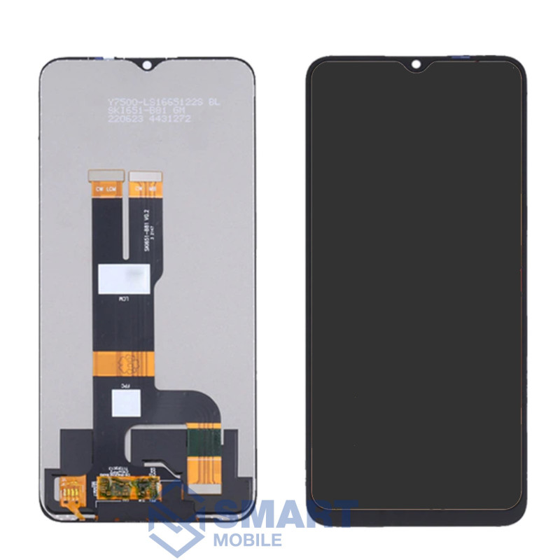 Дисплей для Realme C30/C30S/C33/Narzo 50i Prime + тачскрин (черный) (100% LCD)