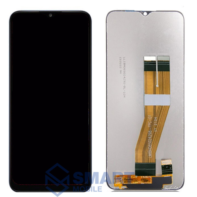 Дисплей для Samsung Galaxy A042F A04E + тачскрин (черный) (100% Service Pack)