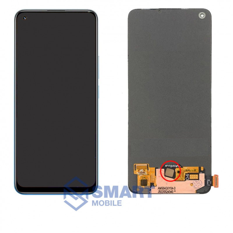 Дисплей для Realme 8 4G/8 Pro/Oppo A74 (4G)/A94/F19 + тачскрин (черный) (OLED)