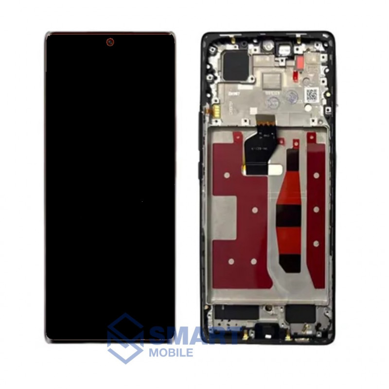 Дисплей для Huawei Honor 70 + тачскрин в рамке (черный) (100% LCD)