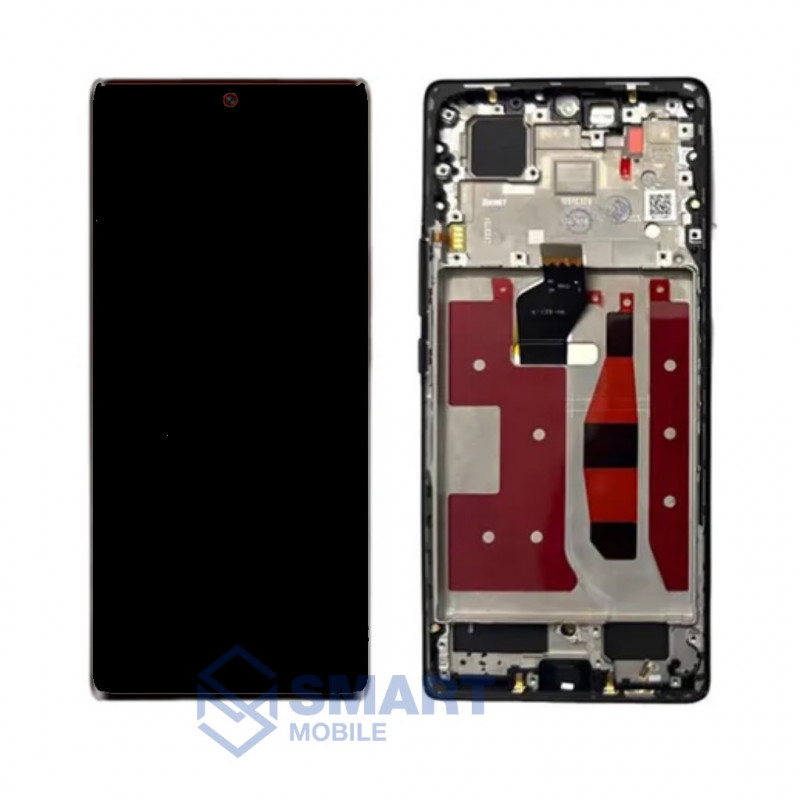 Дисплей для Huawei Honor 70 + тачскрин в рамке (белый) (100% LCD)