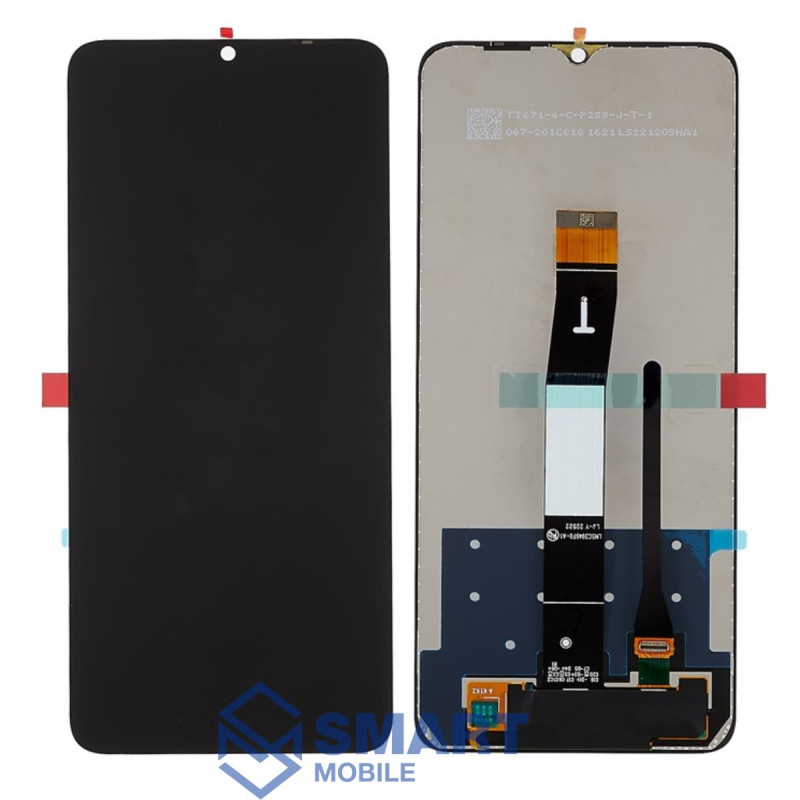 Дисплей для Xiaomi Redmi 12C/Poco C55 + тачскрин (черный) (100% LCD)