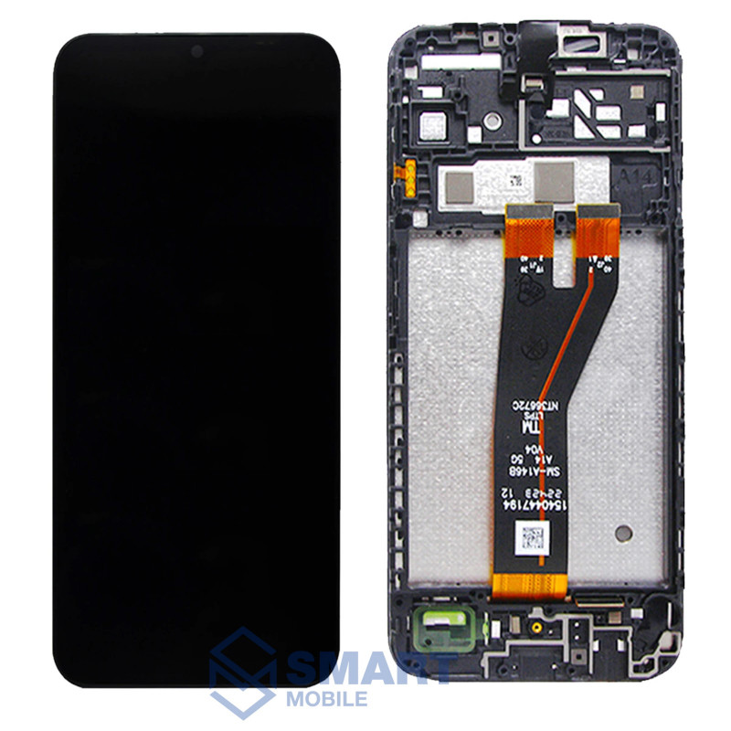 Дисплей для Samsung Galaxy A146P A14 5G + тачскрин в рамке (черный) сервисный 100%