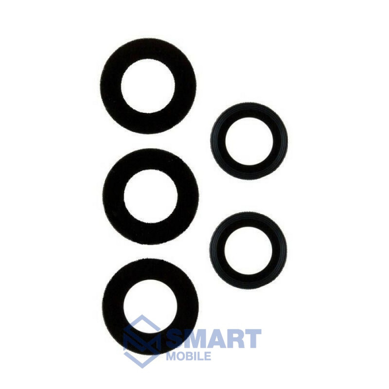 Стекло камеры для Samsung Galaxy A135F/A137F A13 (черный) (комплект 5 шт)