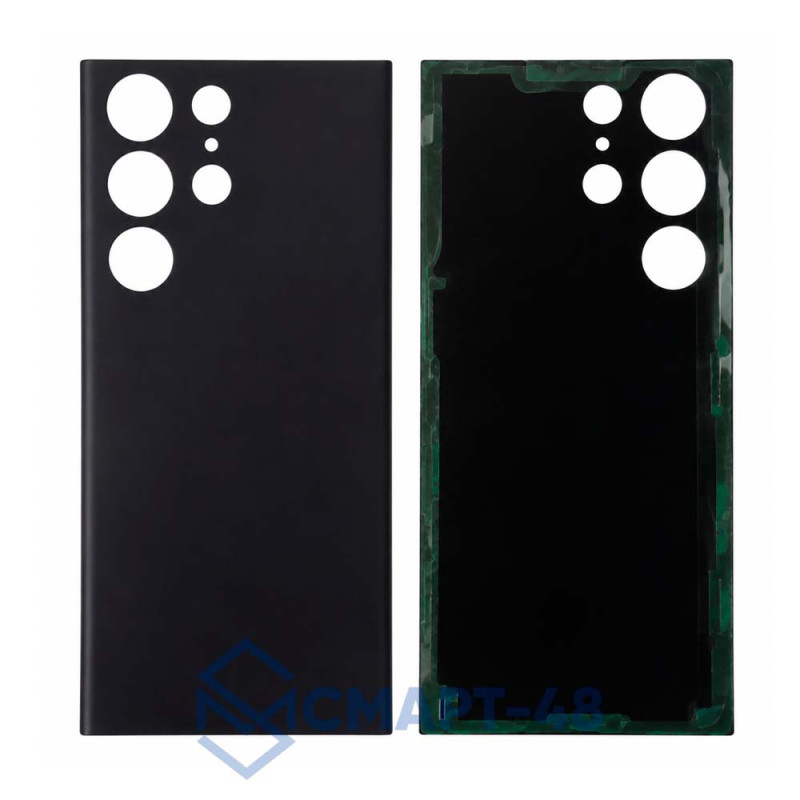 Задняя крышка для Samsung Galaxy S918B S23 Ultra (черный) Премиум