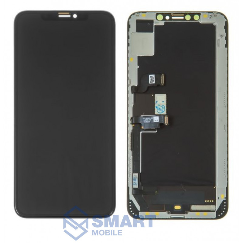 Дисплей для iPhone XS Max + тачскрин в рамке (черный) (Hard OLED) Стандарт HD