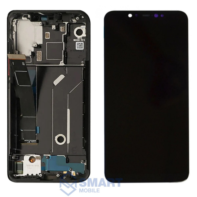 Дисплей для Xiaomi Mi 8 + тачскрин в рамке (черный) (100% LCD)