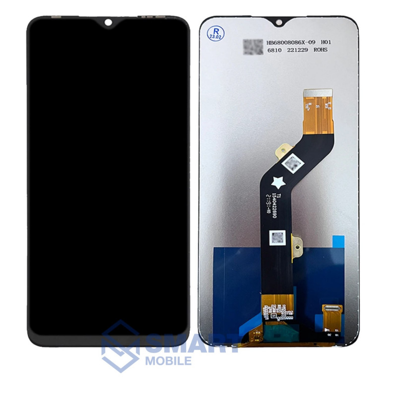 Дисплей для Infinix Smart 6 Plus (X6823) 6.82" + тачскрин (черный) (100% LCD)