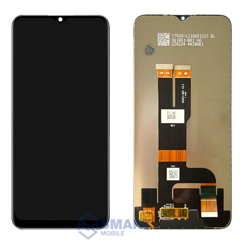 Дисплей для Realme C31 + тачскрин (черный) (100% LCD)