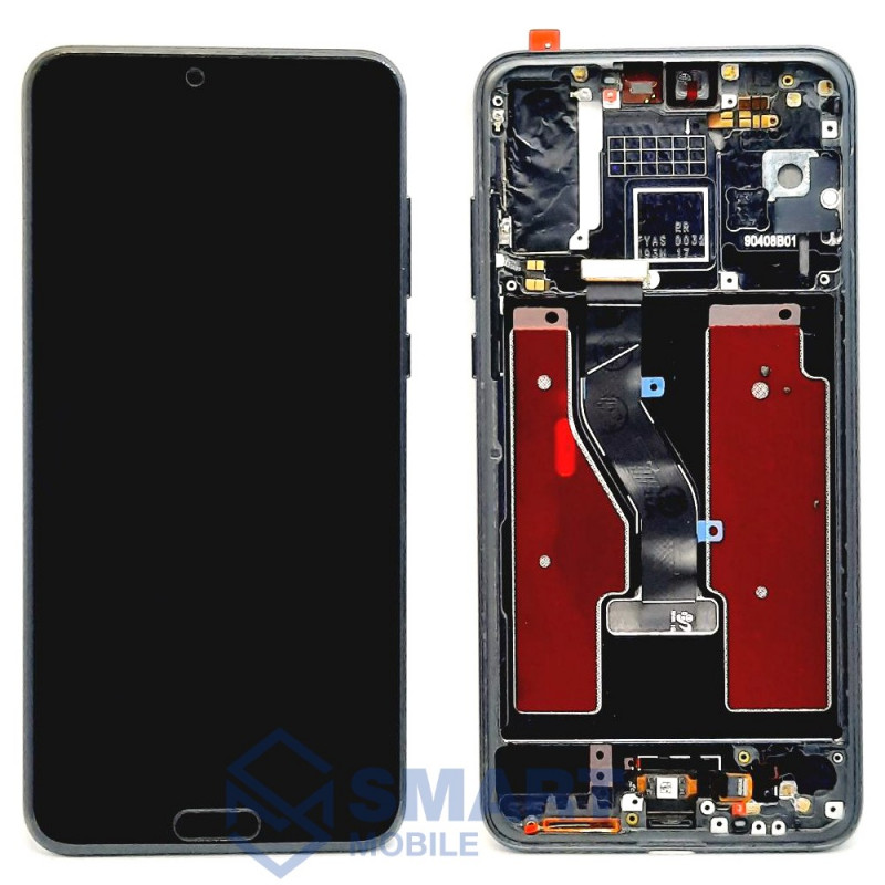 Дисплей для Huawei P20 Pro + тачскрин в рамке (черный) (OLED)