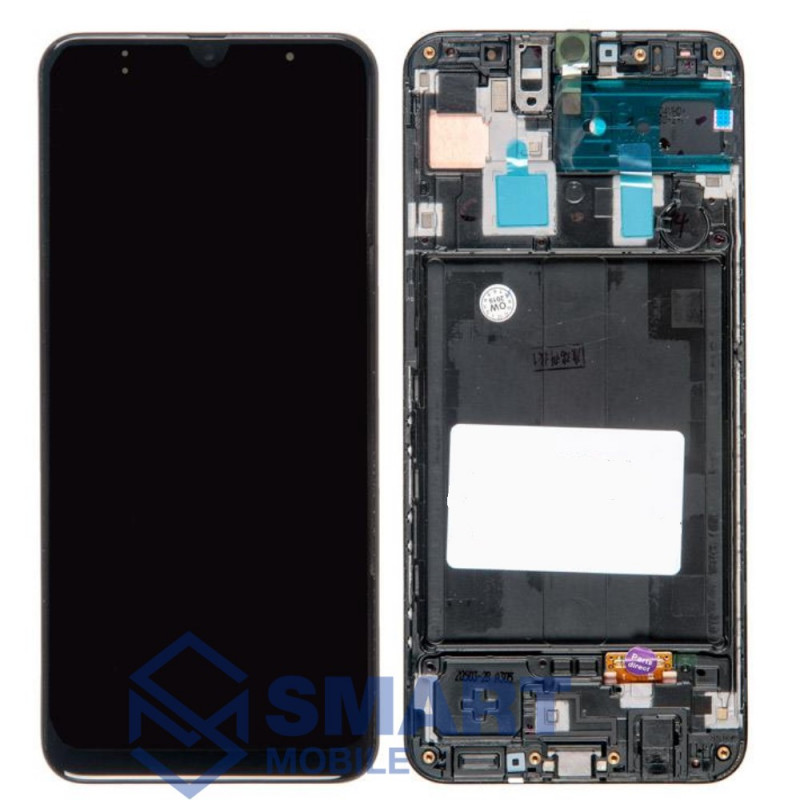 Дисплей для Samsung Galaxy A305F A30 + тачскрин в рамке (черный) (100% LCD)