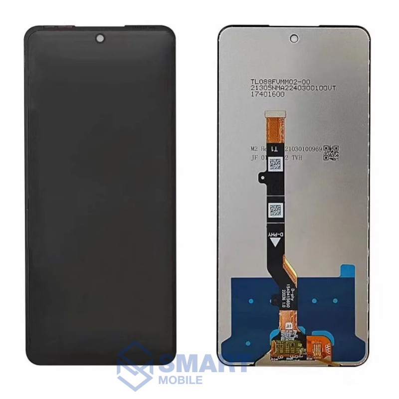 Дисплей для Tecno Pova 5 + тачскрин (черный) (100% LCD)