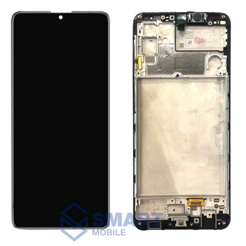 Дисплей для Samsung Galaxy M325F M32 + тачскрин в рамке (черный) (OLED)