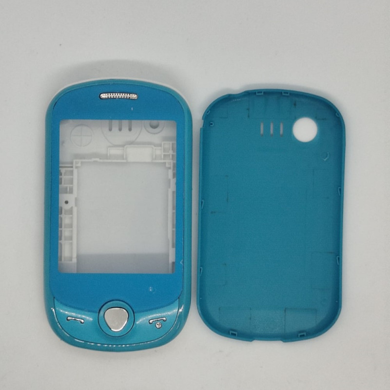 Корпус для Samsung C3510 + средняя часть (синий)