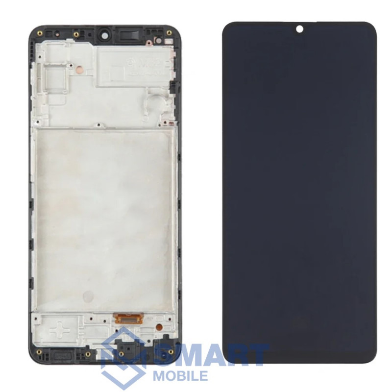Дисплей для Samsung Galaxy A245F A24 4G + тачскрин в рамке (черный) (OLED) полноразмерный