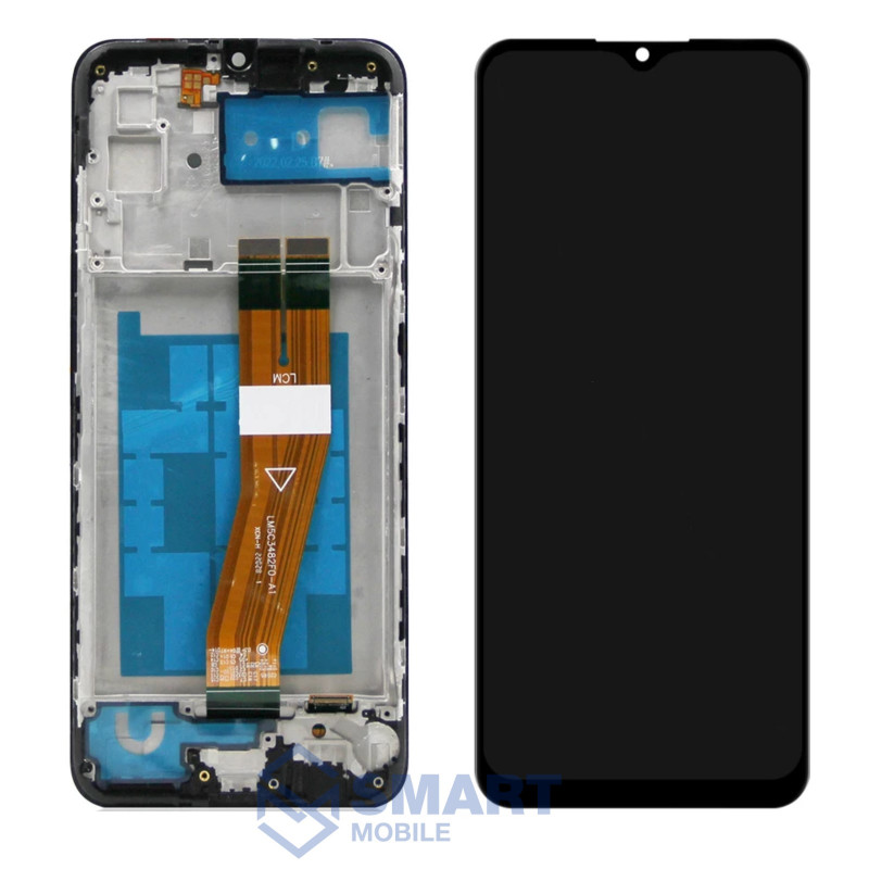 Дисплей для Samsung Galaxy A035F A03 + тачскрин в рамке (черный) (100% LCD)