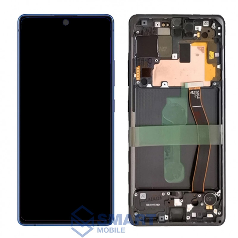 Дисплей для Samsung Galaxy G770F S10 Lite + тачскрин в рамке (черный) сервисный 100%  