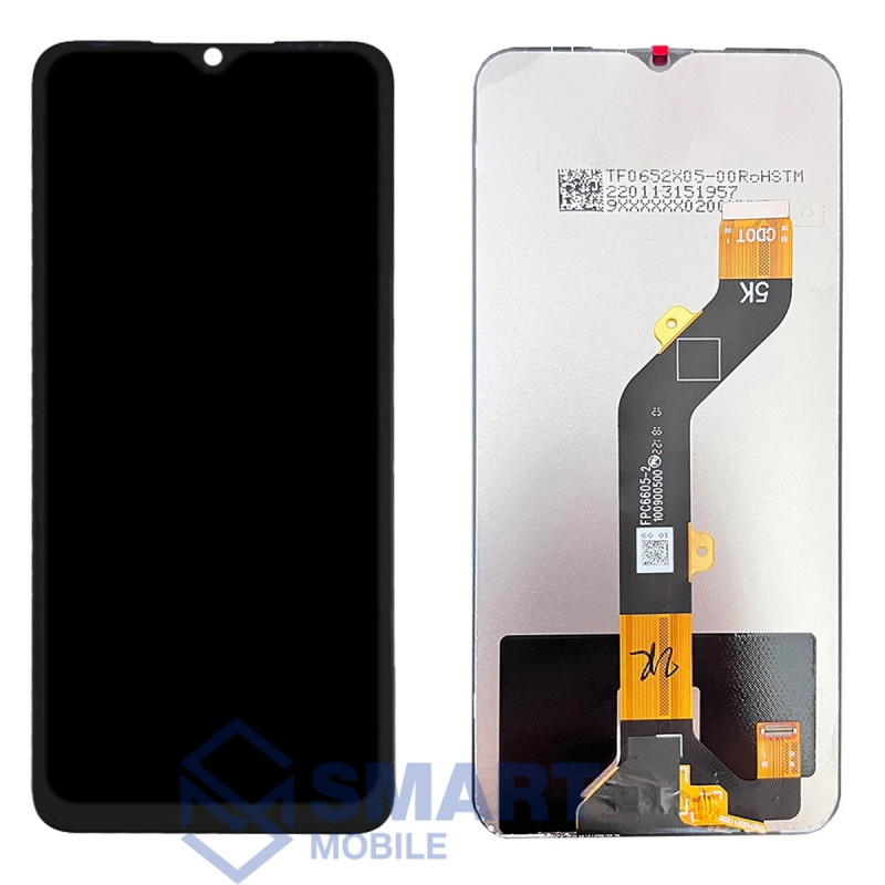 Дисплей для Tecno Spark 8C + тачскрин в рамке (черный) (100% LCD)