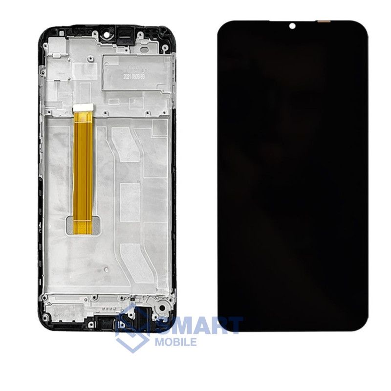 Дисплей для Realme C25s + тачскрин в рамке (черный) (100% LCD)