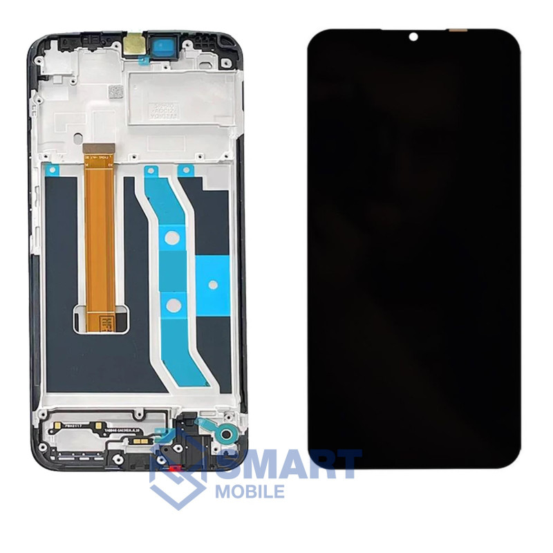 Дисплей для Realme C21Y + тачскрин в рамке (черный) (100% LCD)