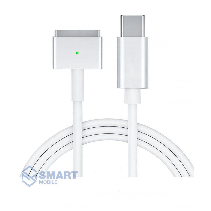 Кабель с разъемом питания для ноутбука вход Type-C выход Apple MacBook Air/Pro Magsafe2,(65w) 1.5 м