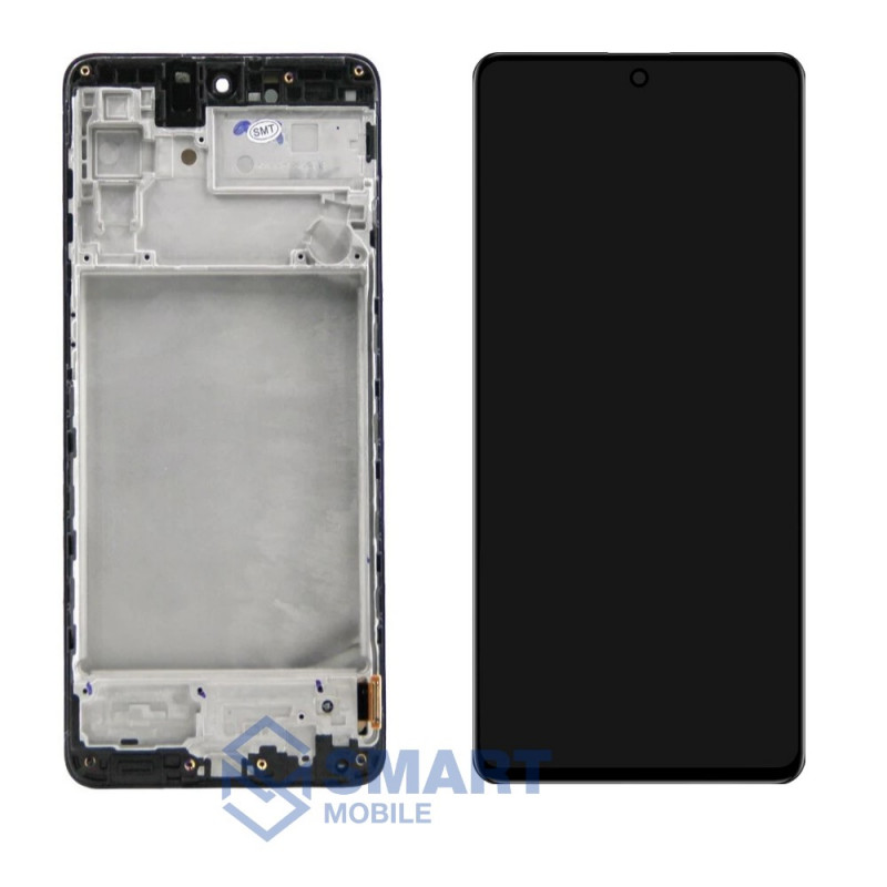 Дисплей для Samsung Galaxy M515F M51 + тачскрин в рамке (черный)  (OLED) полноразмерный